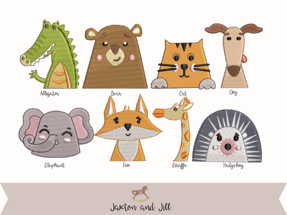 Animals Machine Embroidery Design Bundle