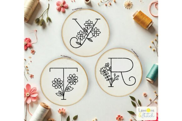 Letter a to Z Wild Flowers, Monogram Review