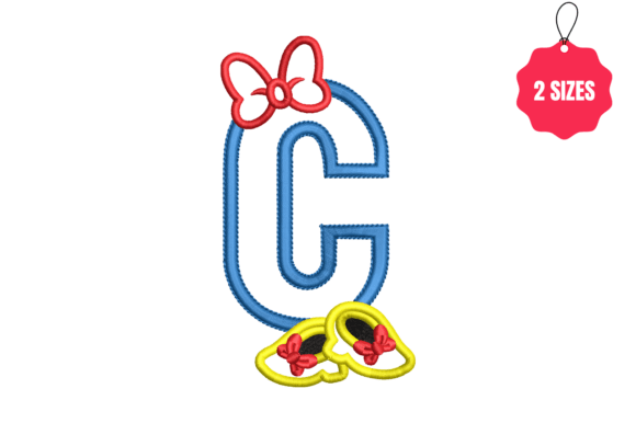 Letter C with Bow Embroidery Review