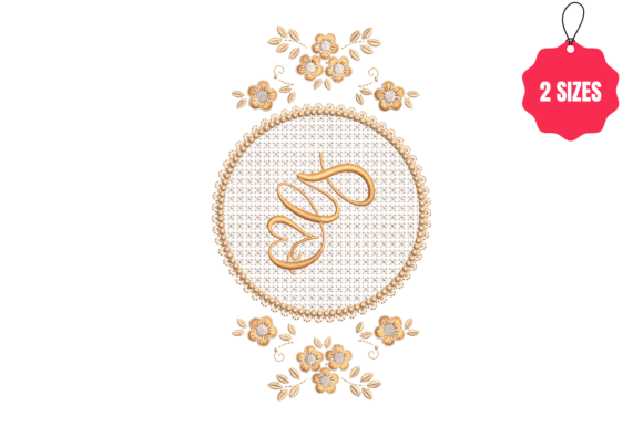 Letter G in a Beautiful Frame