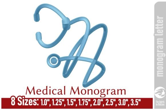 Medical Embroidery Monogram Letter - a Review