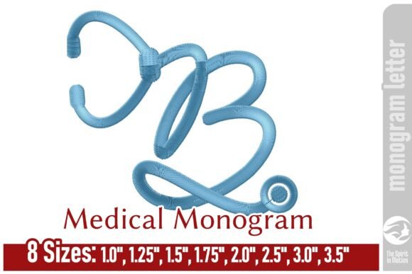 Medical Embroidery Monogram Letter - B Review