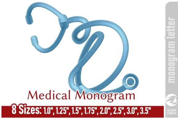Medical Embroidery Monogram Letter - D Review