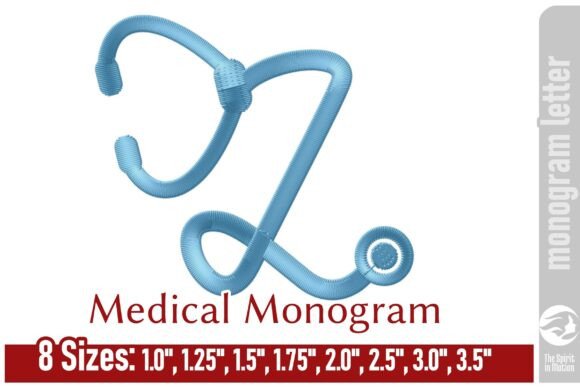 Medical Embroidery Monogram Letter - L Review