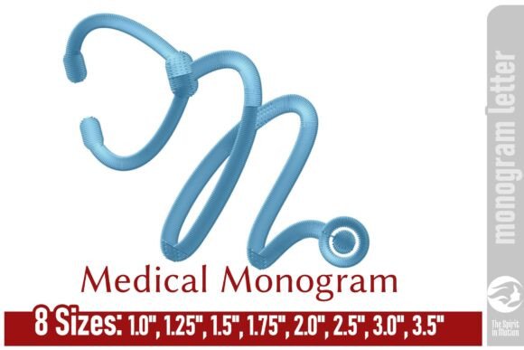 Medical Embroidery Monogram Letter - N Review