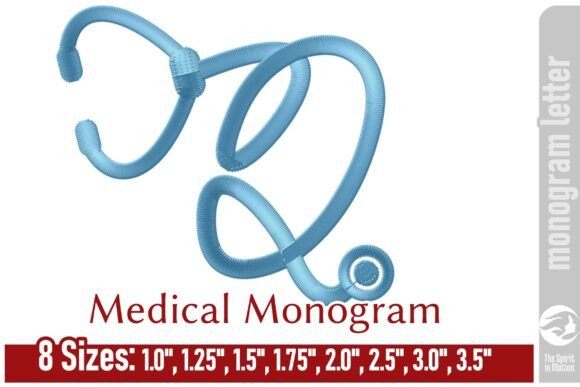 Medical Embroidery Monogram Letter - Q Review
