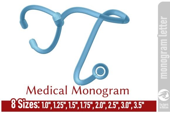 Medical Embroidery Monogram Letter - T Review