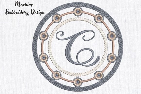Personalized Monogram Frame Letter C