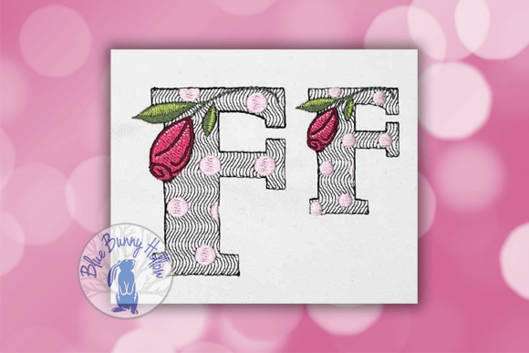 Polka Dot Rose Letter F Review