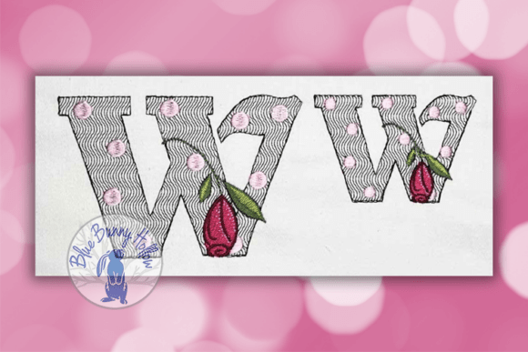 Polka Dot Rose Letter W: A Designer's Review for Gift Makers