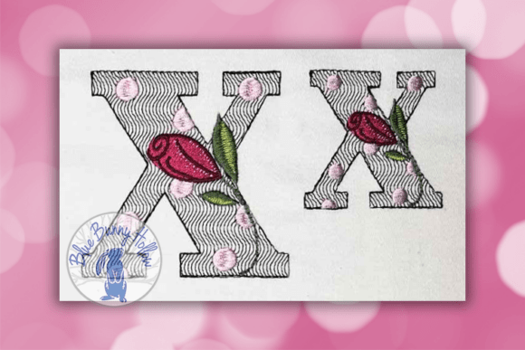 Polka Dot Rose Letter X Review