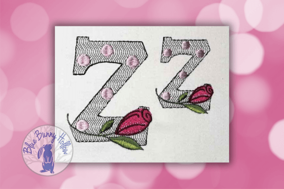 Polka Dot Rose Letter Z: A Seller's Review for Etsy