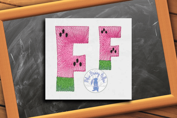 Watermelon Letter F Review for Small Business Merch