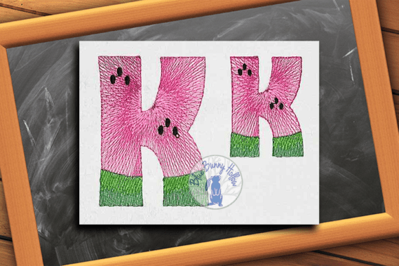 Watermelon Letter K Review for Boutique Sweatshirts