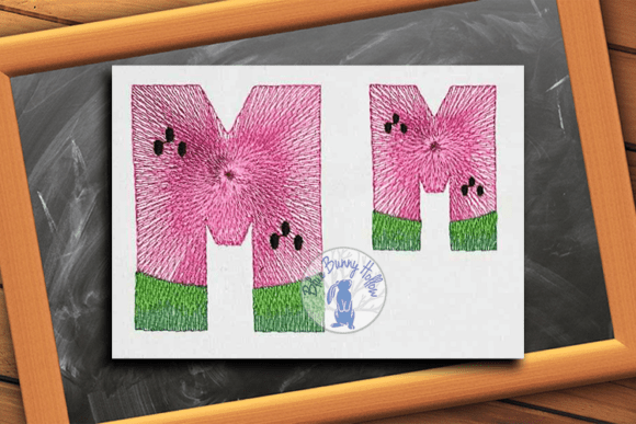 Watermelon Letter M Review for Etsy Sellers