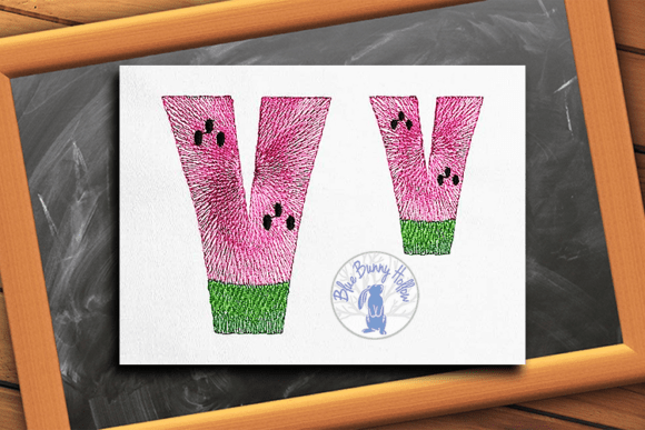 Watermelon Letter V Review for Handmade Gifts