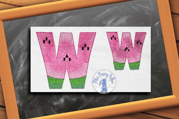 Watermelon Letter W: The Perfect Summer Touch for Holiday Collections